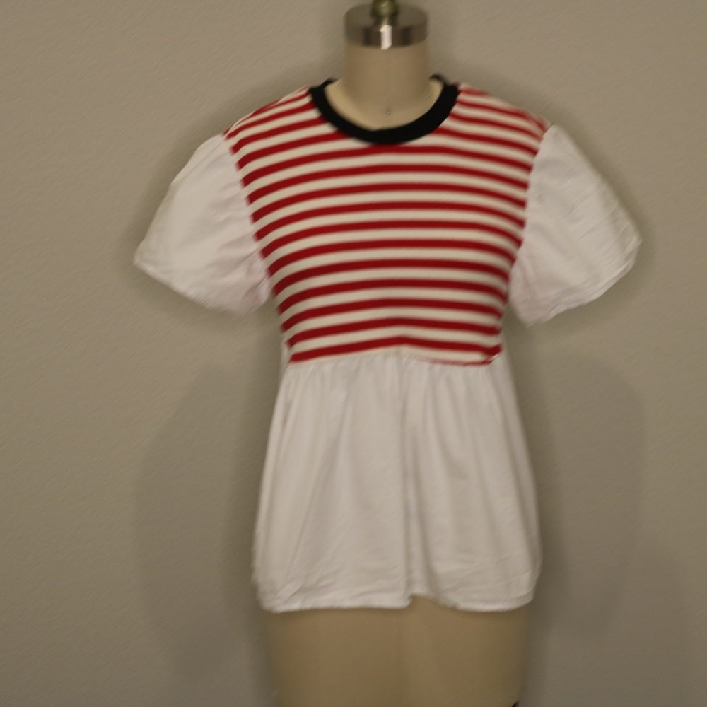 Red White and Blue Top